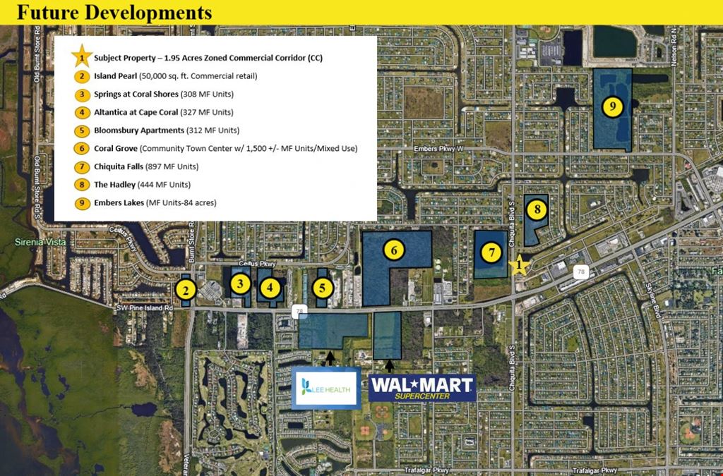 1.95 Acres with Corridor Zoning and shovel ready Flex/Warehouse Plans