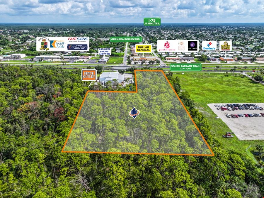High Traffic US-41 Commercial Development Site