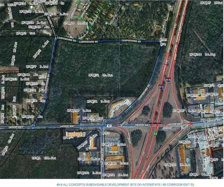 Preview of VacantLand space for Sale at 0 Sniders Hwy adjacent to I-95