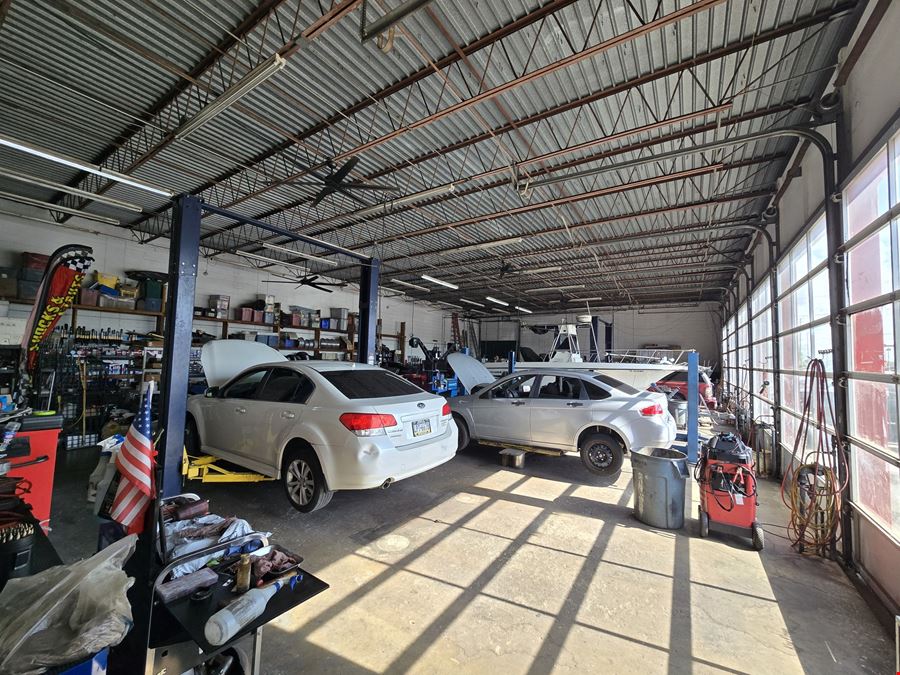 Turnkey Auto Repair Facility on US Hwy 19 | High Visibility & 7 Drive-In Bays