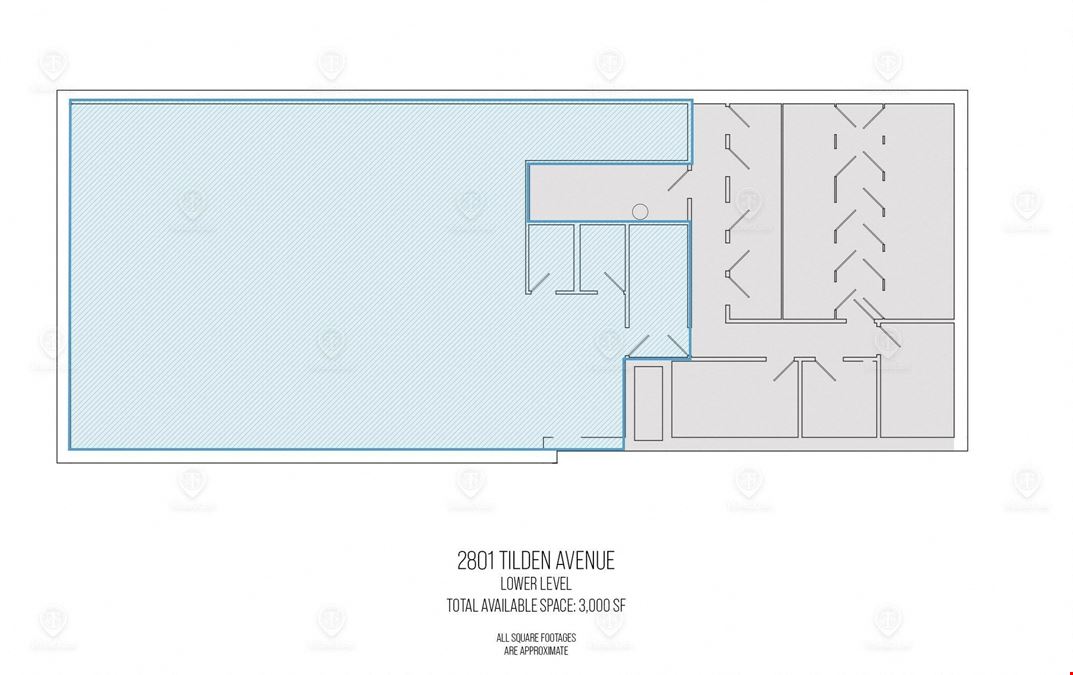 3,700 SF | 2801 Tilden Avenue | Retail/Community Facility with Glass Frontage & High Ceilings for Lease
