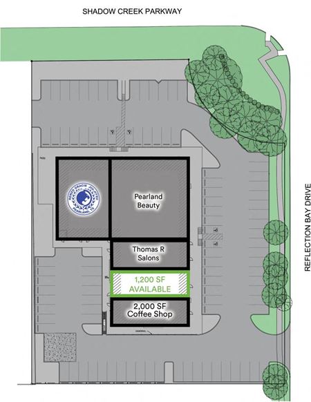 Preview of commercial space at 2000 Reflection Bay Drive