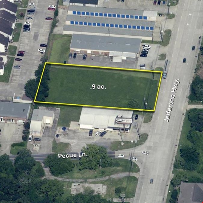 .9 Acres on Jefferson Hwy. - Zoned HC1