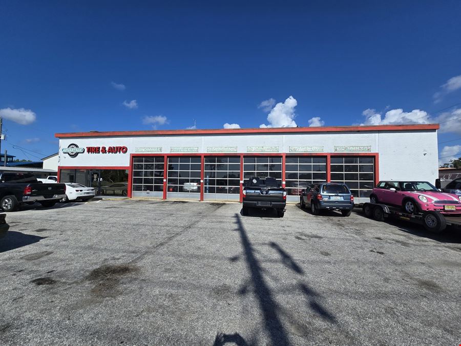 Turnkey Auto Repair Facility on US Hwy 19 | High Visibility & 7 Drive-In Bays