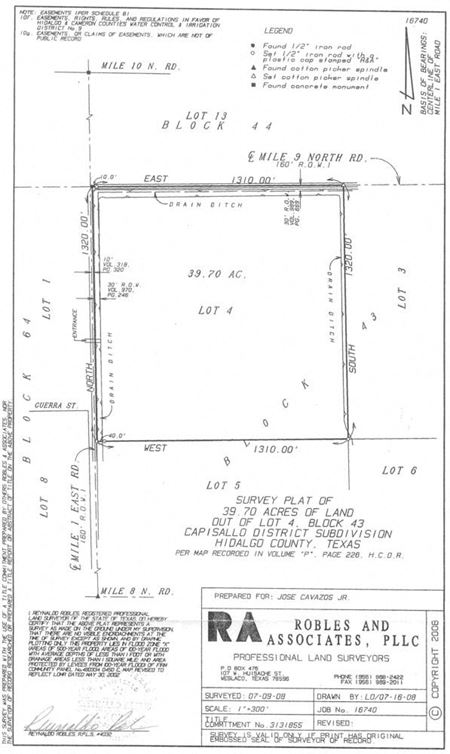Preview of VacantLand space for Sale at S Mile 1 E & Mile 6 Rd. N