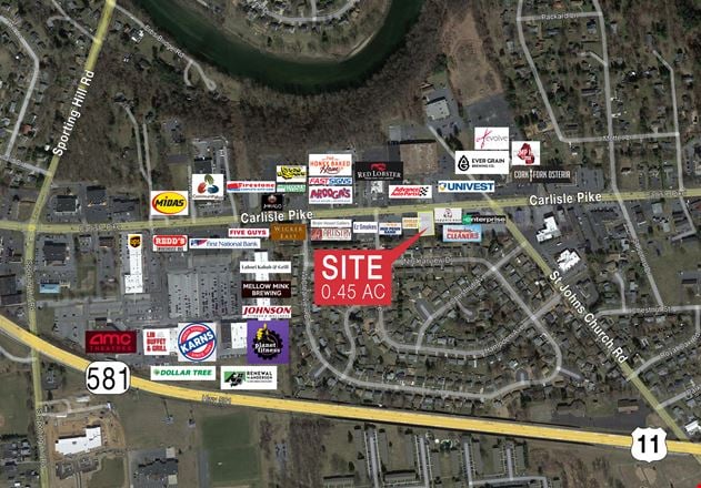 Preview of Retail space for Rent at 4618 Carlisle Pike