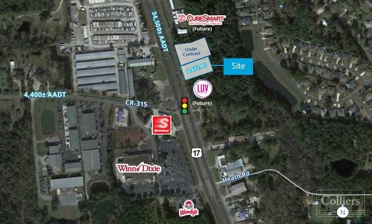 Retail / Drive-thru Opportunity with Frontage on US 17