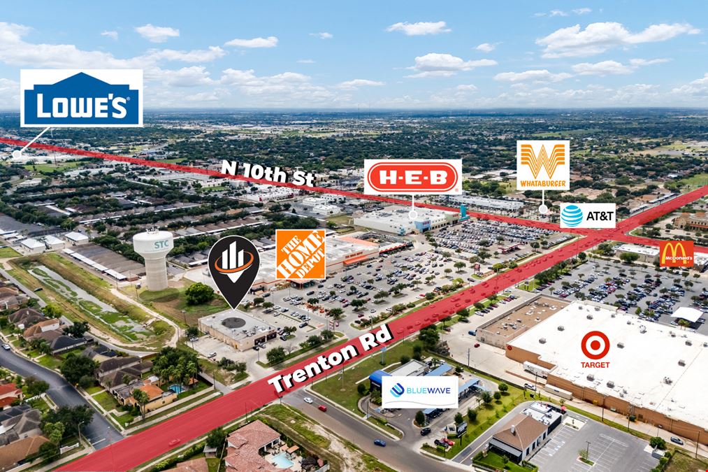 1,208 SF - 1,232 SF Retail Spaces | North McAllen