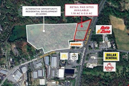 Preview of VacantLand space for Rent at 4661 Crain Hwy