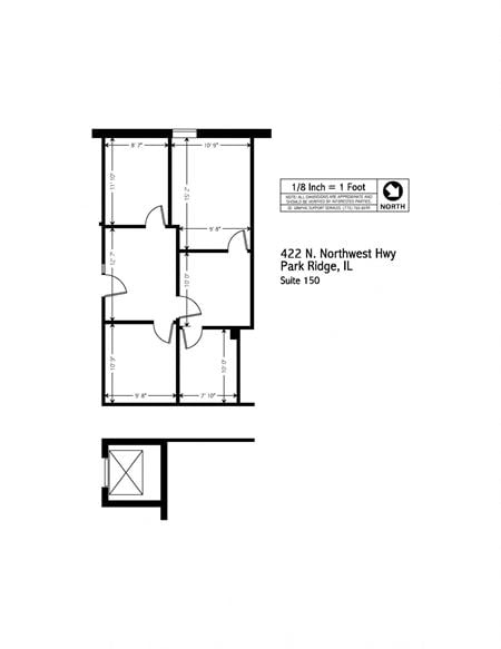 Preview of Office space for Rent at 422 N Northwest Highway