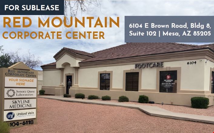 Preview of Office space for Rent at 6104 East Brown Road