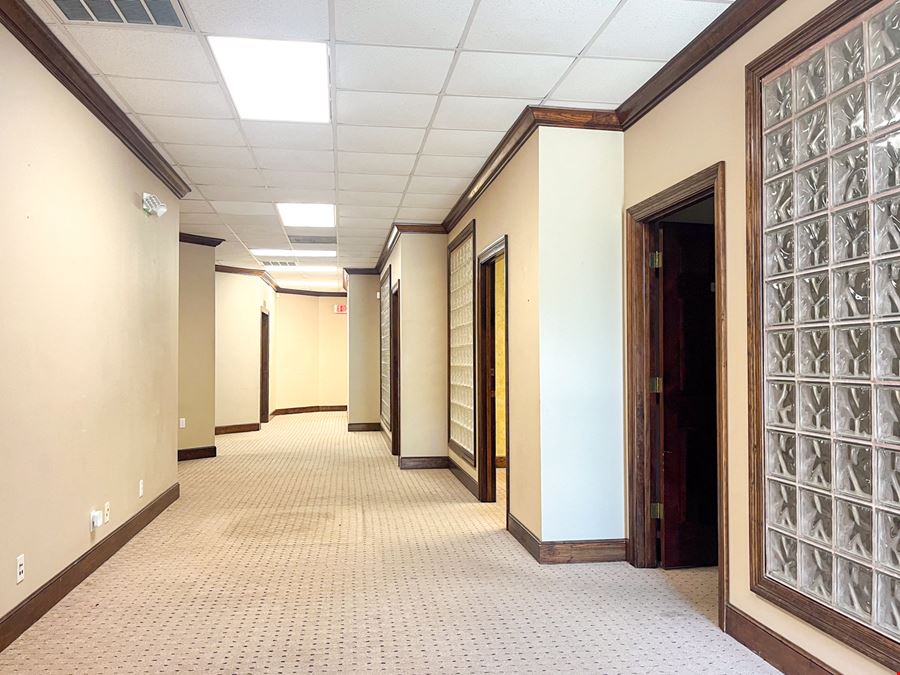 Scenic Office with Monument Signage along Perkins