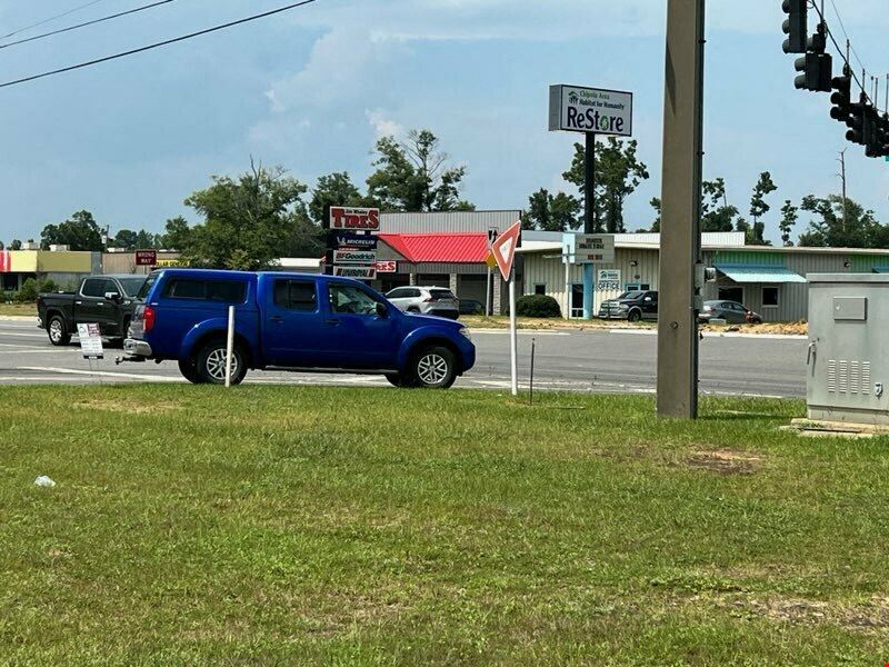 High Traffic Corner Lot: 3.42 Acres Zoned Commercial on Hwy 90 & Panhandle Road in Marianna, Florida