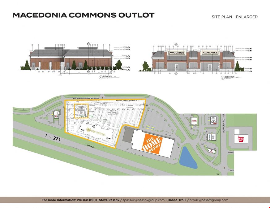 Macedonia Commons, New 2 Tenant Building