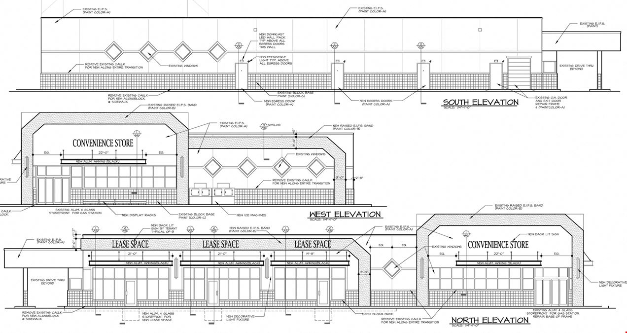 Gas Station & Strip Center