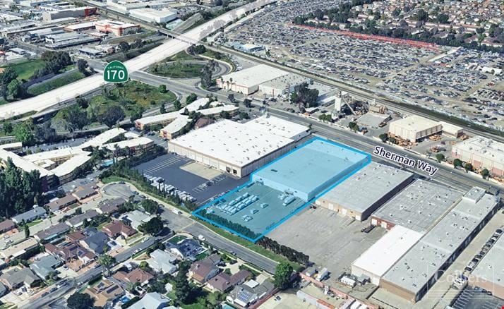 For Lease: 48,204 SF Industrial Building with Major Street Frontage