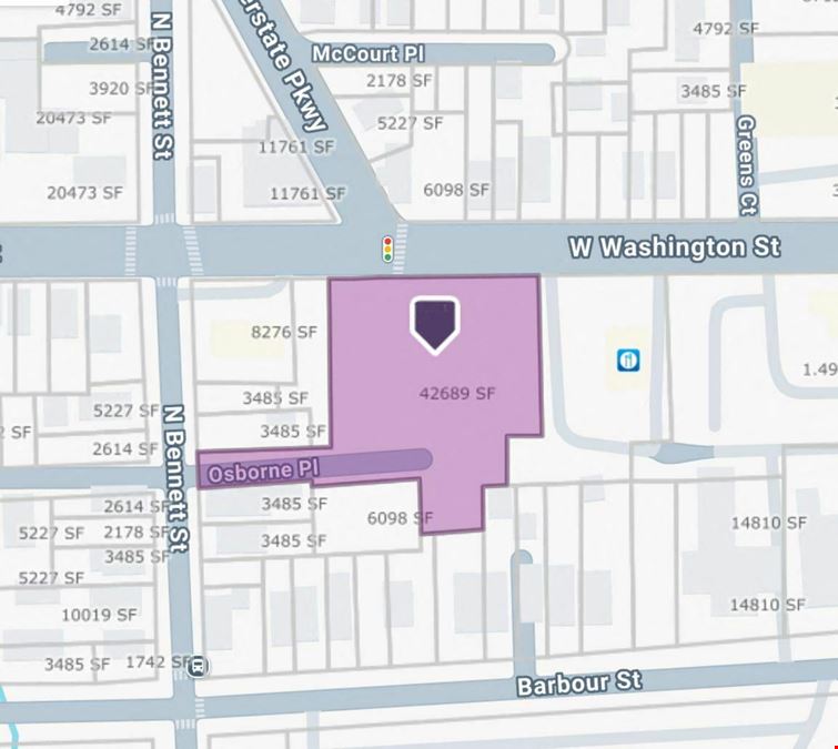 141 W Washington St - 0.80+/- Acres Vacant Land