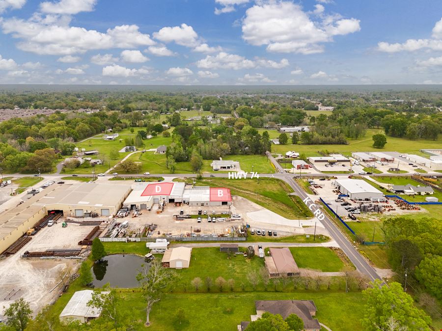 Office/Warehouse Suites with Cranes & Hwy 74 Visibility