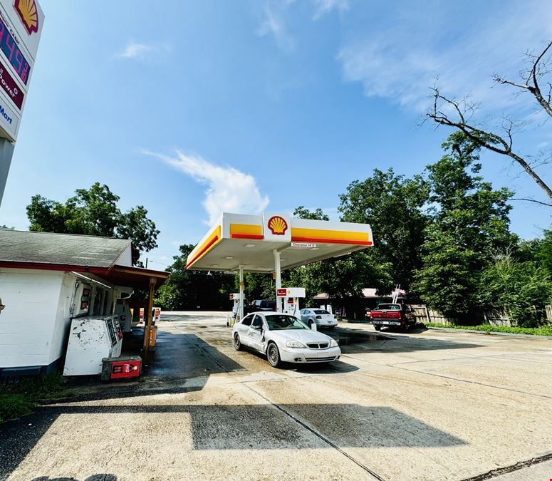 (8% CAP RATE) - SHELL GAS STATION & BROWNS SUPERMARKET  FOR SALE! (20-YEAR PURE NNN LEASE)