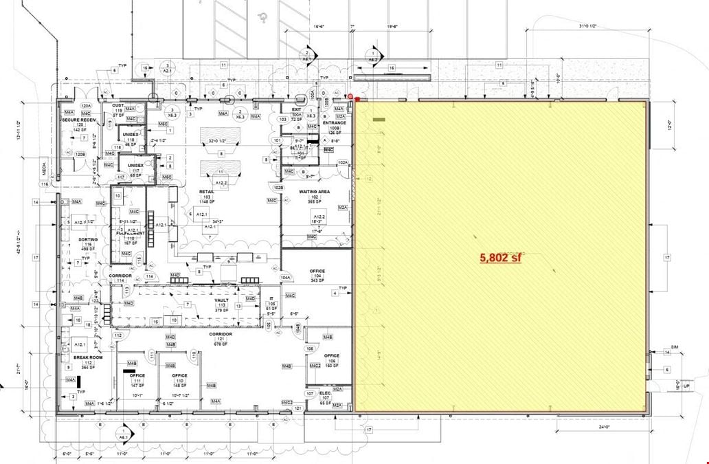 6,075SF NNN Retail/Industrial For Lease