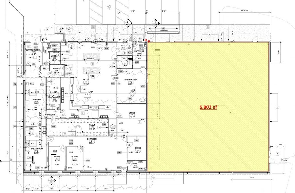 5,802SF NNN Retail/Industrial For Lease