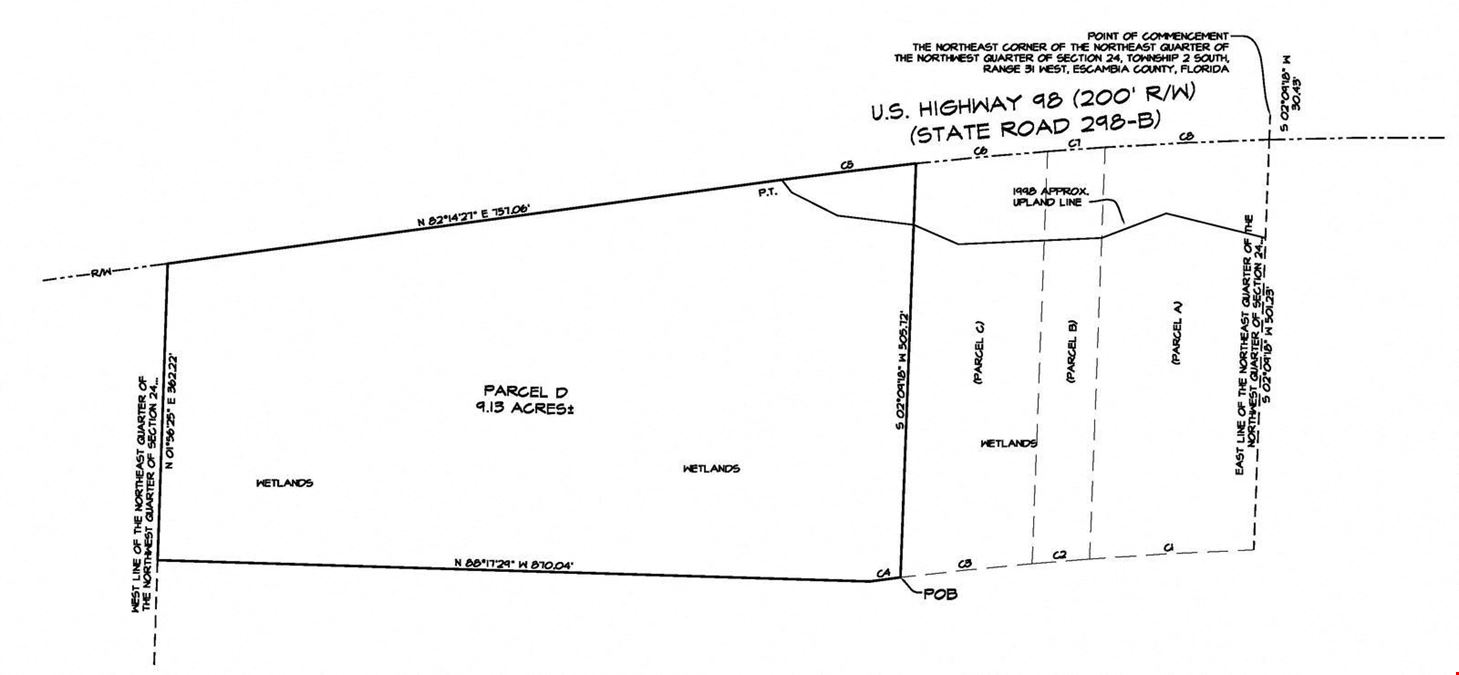 W Hwy 98, Pensacola | HC/LI | 1,355' Frontage