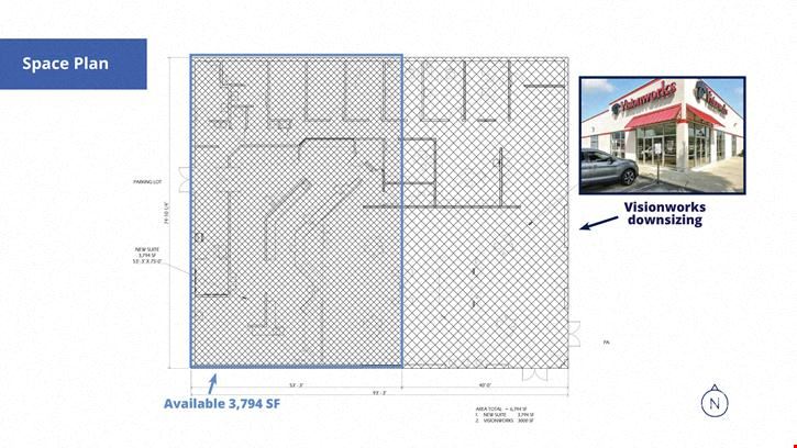 High Visibility Retail Suite for Lease