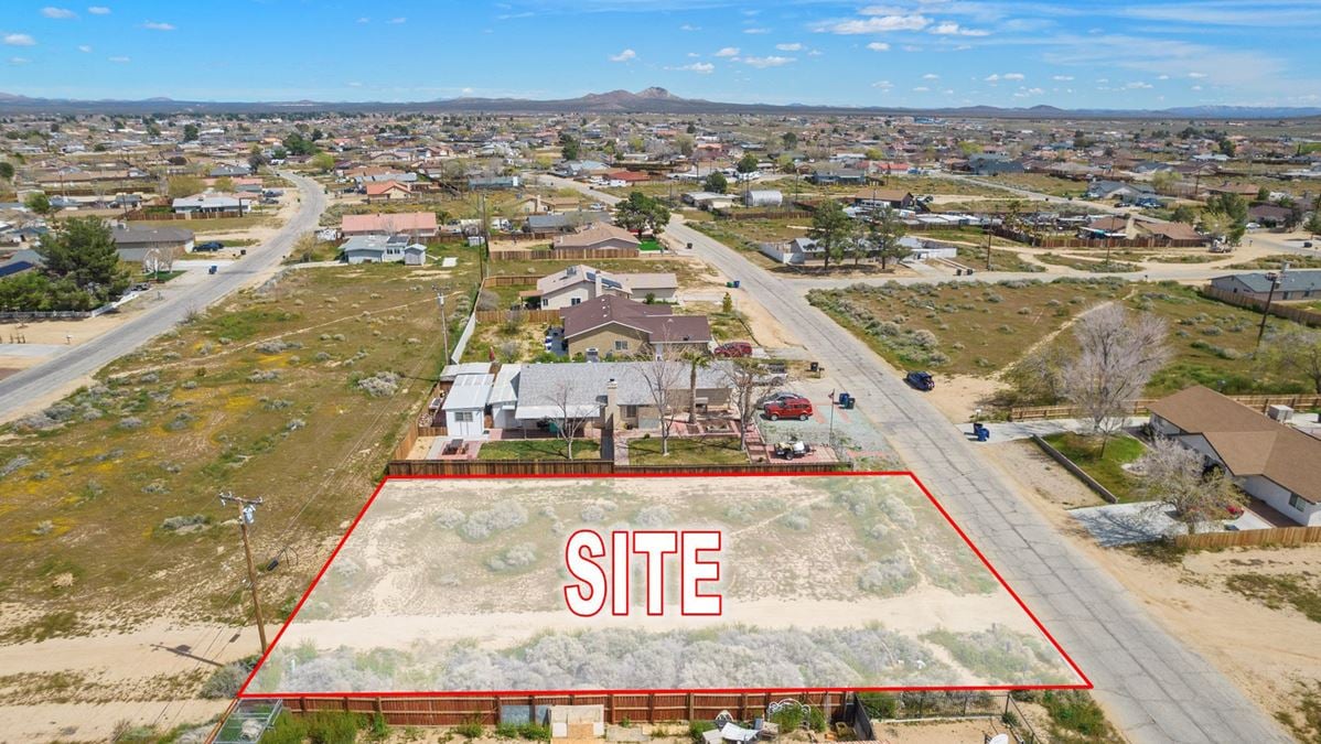 ±0.23 Acres of Level Land in California City