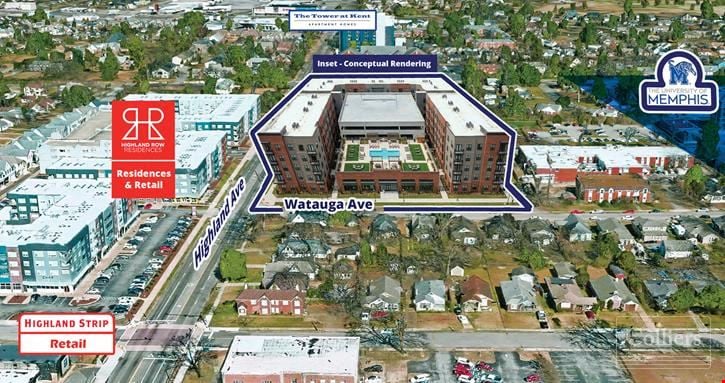 Opportunity Zone - Redevelopment - Former Serenity Towers - Two 10-Story Buildings Near University of Memphis