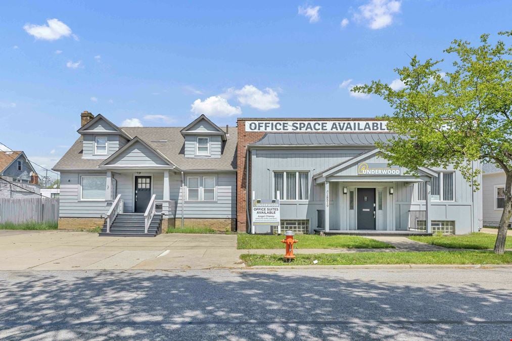 Two-building mixed-use property