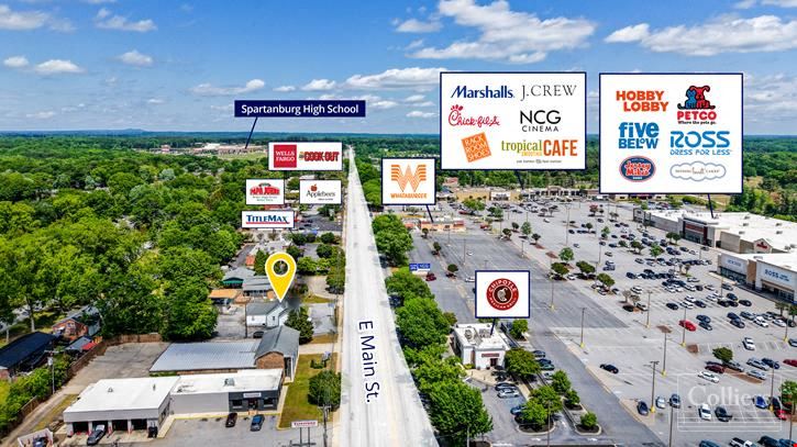 ±1,920-SF Office Opportunity in a High Exposure Retail Corridor in Spartanburg