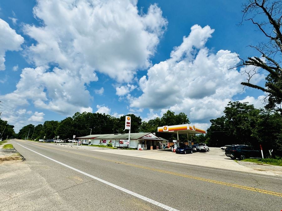 (8% CAP RATE) - SHELL GAS STATION & BROWNS SUPERMARKET  FOR SALE! (20-YEAR PURE NNN LEASE)