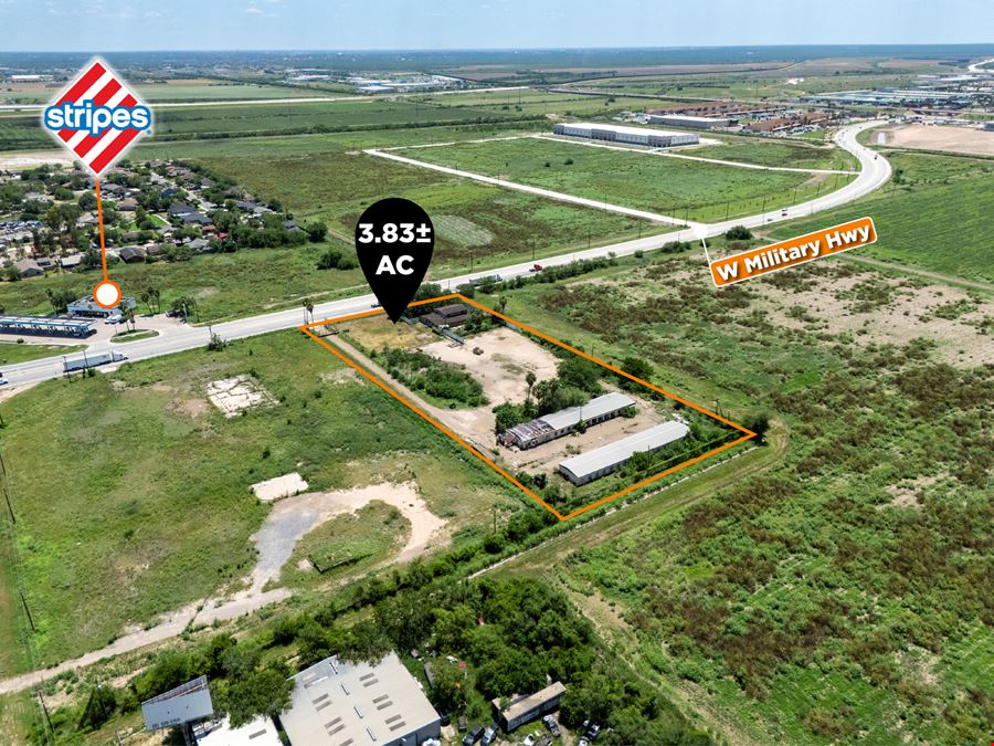 3.83 AC | 1105 West Military Highway | Light Industrial