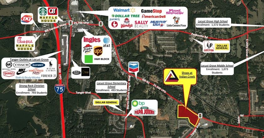 Preview of Retail space for Rent at 4528 Highway 42 South