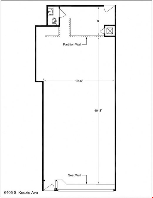 6405 S Kedzie - +/-1,000 SF Commercial Storefront