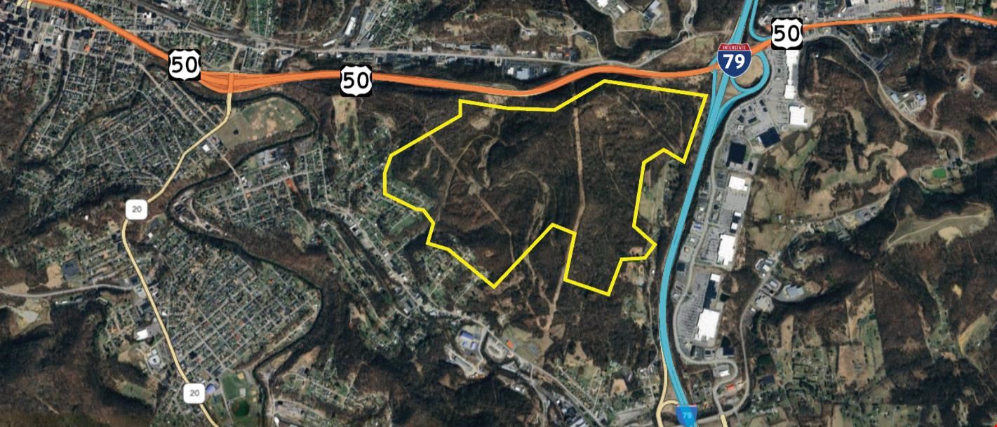 Intersection of I-79 and U.S. 50