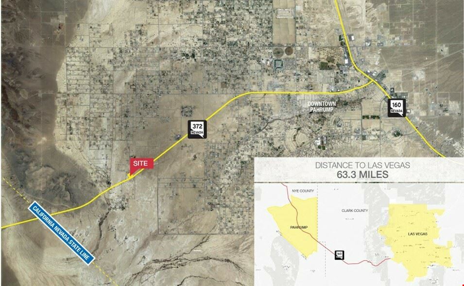 FINAL PRICE DROP:  Pahrump Industrial Warehouse on 2.47 acres of vacant land