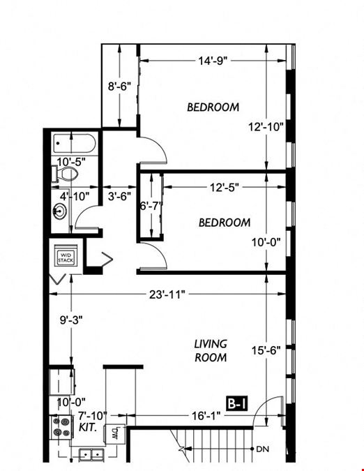 Second-Floor Residential Unit Available