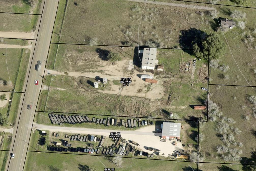 4,050 SF Metal Warehouse on 4.28 Acres – US Hwy 77