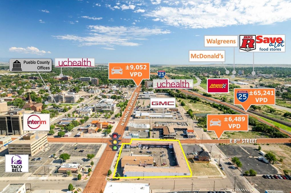 Santa Fe Inn & Suites – Pueblo, CO | 79 Keys | Downtown | Signalized Hard Corner