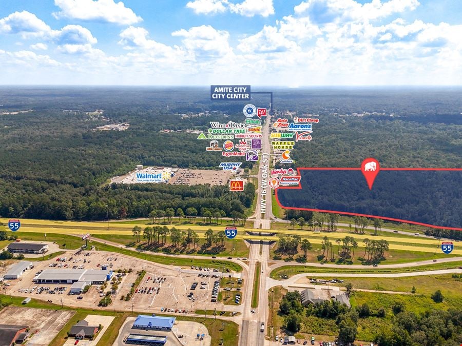 Up to 77.34 Acres with Interstate Frontage on I-55