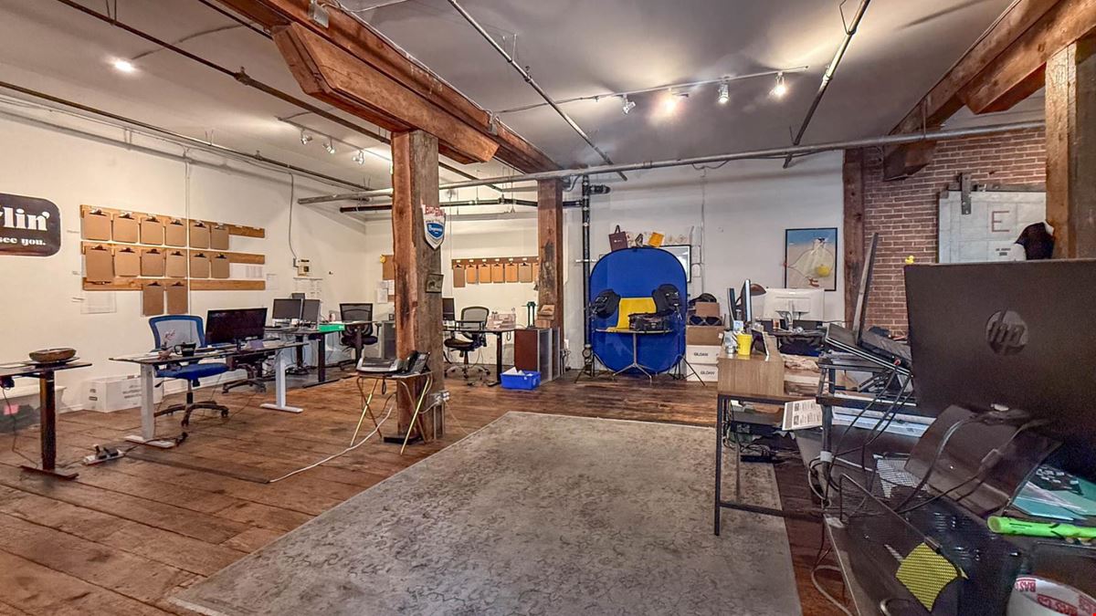 Commercial space available in the Old Cannery Building, an iconic three-storey brick building in Downtown Kelowna