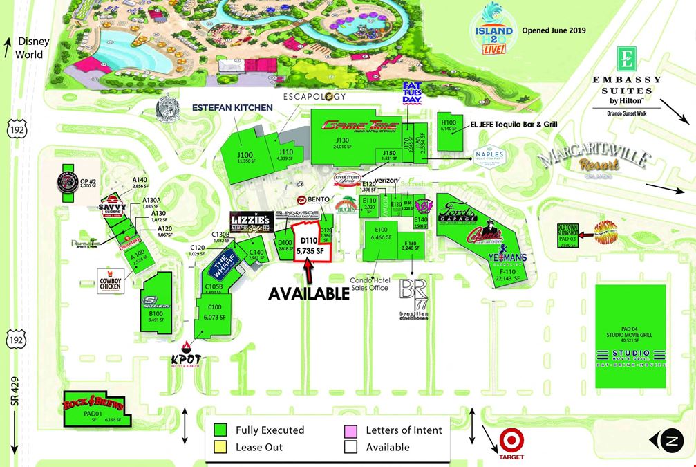 Promenade at Sunset Walk - Margaritaville Resort Orlando