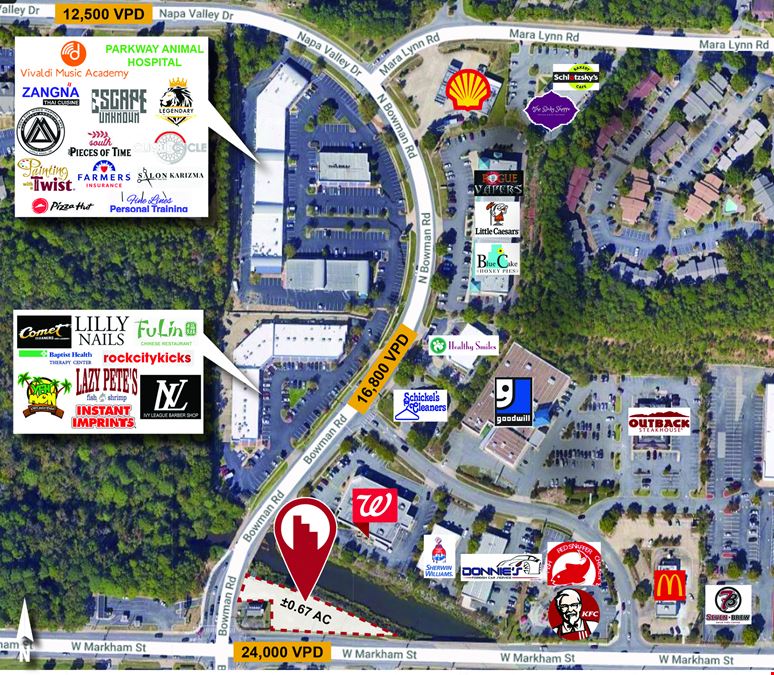 Commercial Lot for Sale in West Little Rock