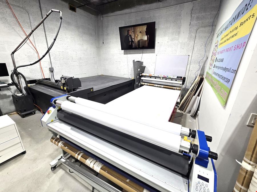 Print Business for Sale Including Equipment