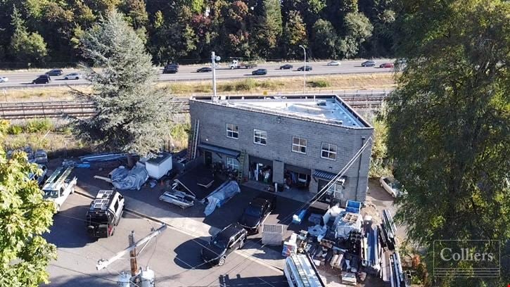 Rare Standalone Warehouse & Office Building with Freeway Visibility