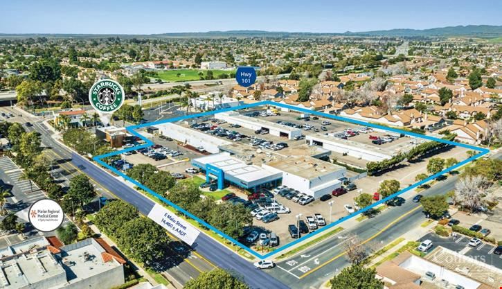 Former Auto Dealer Highway 101 and Main Street 5+/- Acres - Medical/Office/Retail