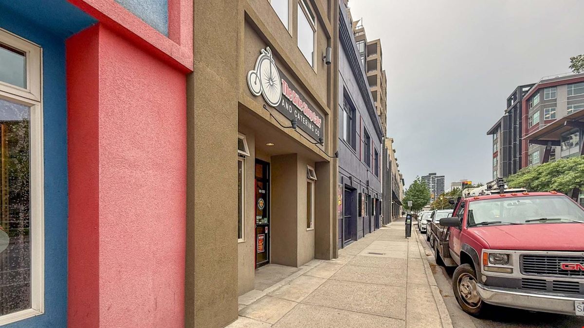 High profile commercial strata unit available in the heart of Kelowna’s Cultural District.