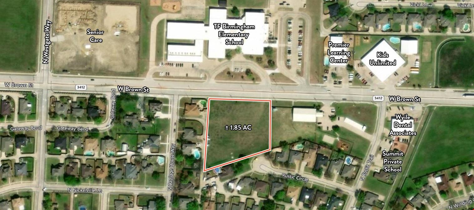 1.85 Acres of Land, Wylie, TX