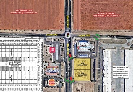 Preview of VacantLand space for Rent at Ellsworth Rd & Pecos Rd, SEC